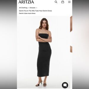 Aritzia | Denim Forum 90’s Tube Maxi Dress